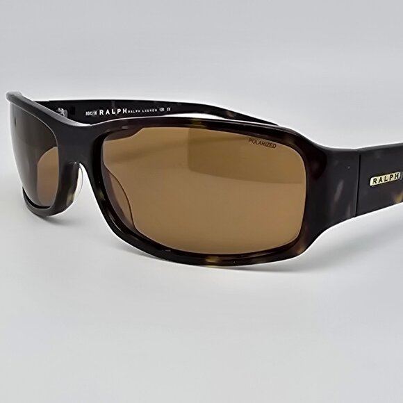 Ralph Lauren Ralph 7537/S Tortoise Frame Polarized Light Brown Lens Sunglasses - Picture 1 of 15